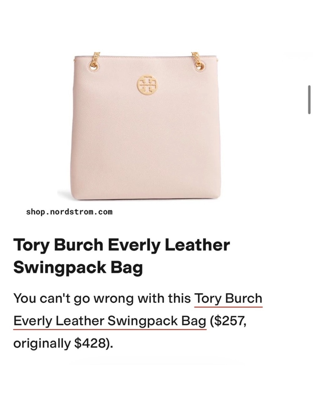 Tory Burch Everly Swingpack - Picture 13 of 13